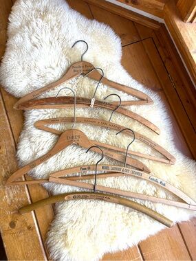 Antique Wooden Advertising Hangers